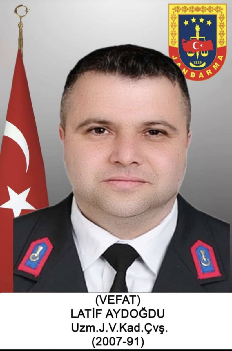 ACI KAYBIMIZ Kalp Krizi Geçiren Uzm.J.V.Kad.Çvş. Latif AYDOĞDU (2007) vefat Etti