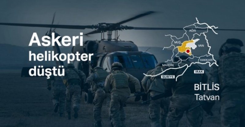 Bitlis'te helikopter düştü, 11 şehit! Şehitler uğurlandı