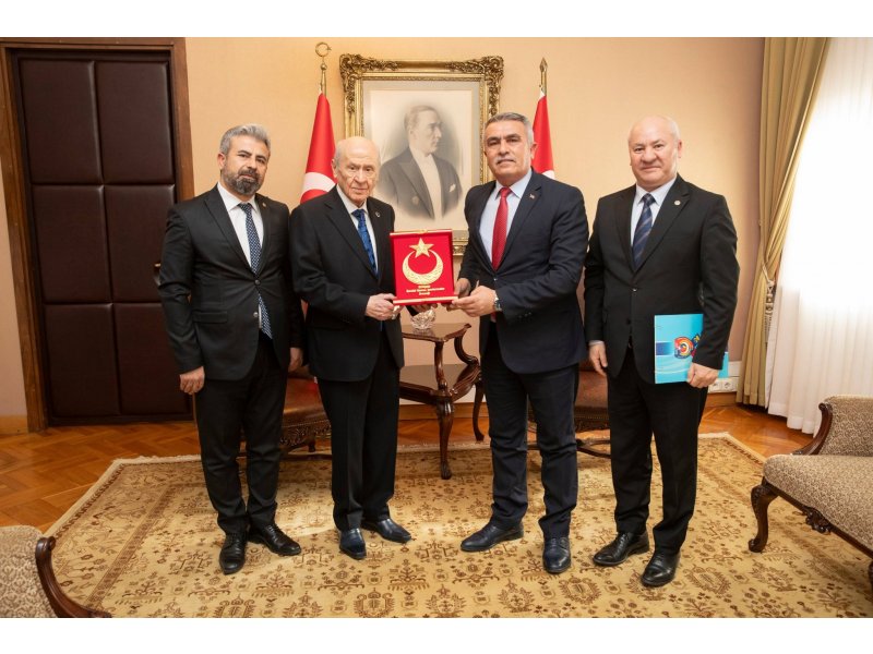 MHP GENEL BAŞKANI SN. DEVLET BAHÇELİ' Yİ ZİYARETİMİZ.